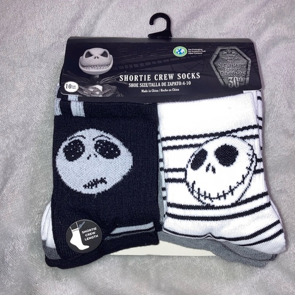 Nightmare Before Christmas 10 pack socks NEW 🎅☃️🩵❤️ - Picture 3 of 6